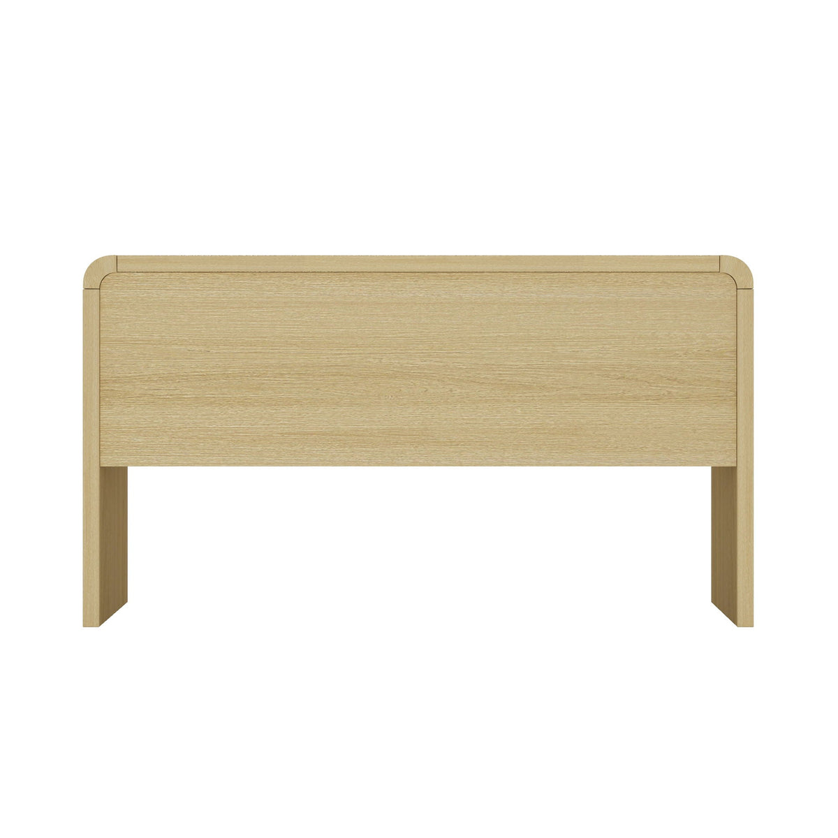 Oak office desk with 2 drawers in light oak finish, modern Grace design by HouseOfZazla on Tampa Home & Garden Store