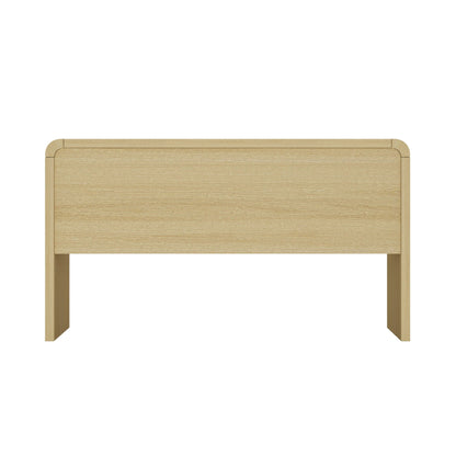 Oak office desk with 2 drawers in light oak finish, modern Grace design by HouseOfZazla on Tampa Home & Garden Store