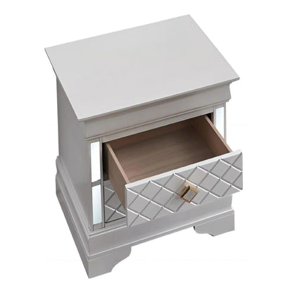 Verona Nightstand with Crystal Drawer Pulls