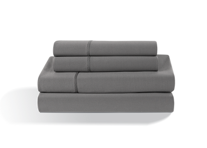 Grey Twin Sheet Set and Moisture Wicking Tech