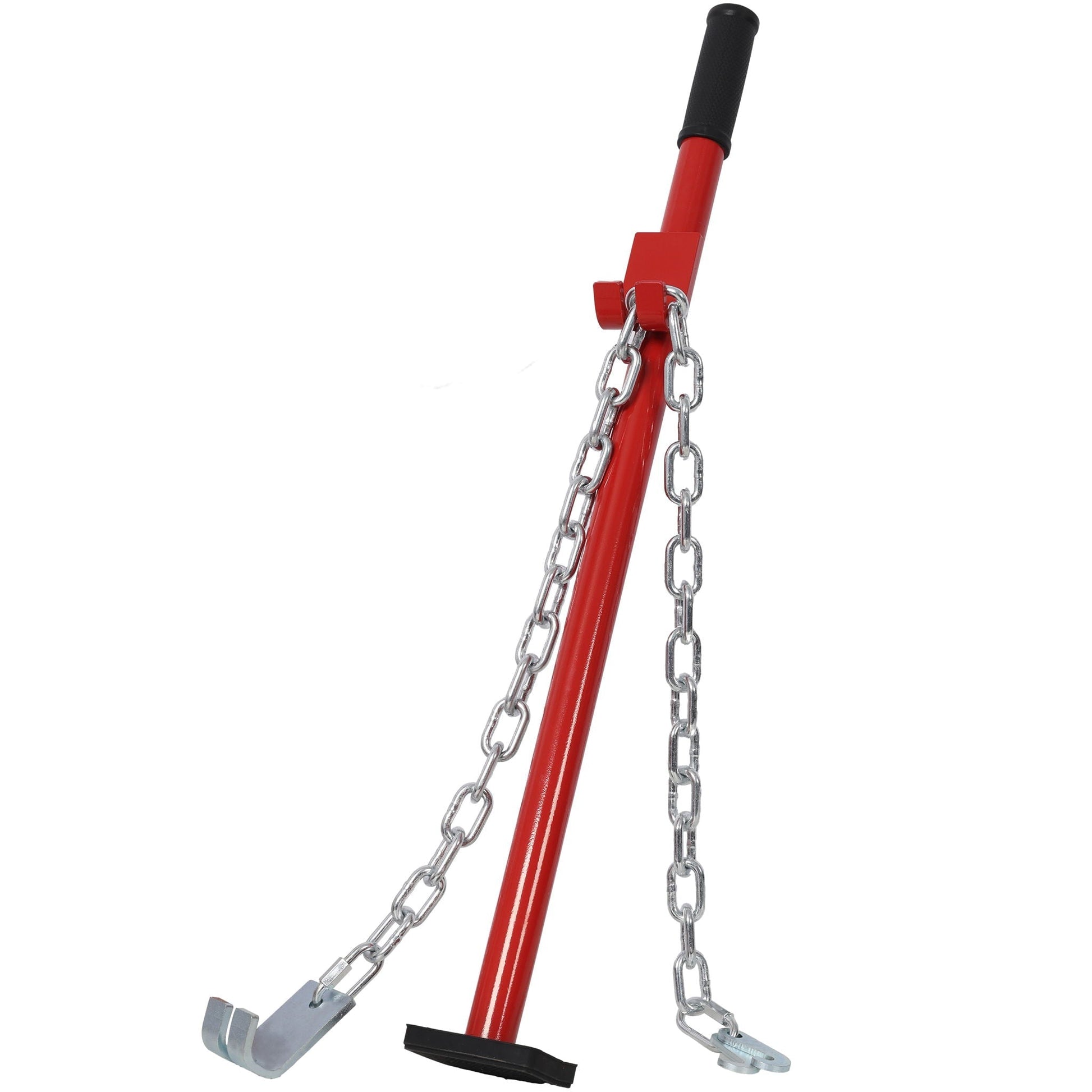Pulling stick tool red for car dent removal with black grip and metal chains HouseOfZazla on Tampa Home & Garden Store