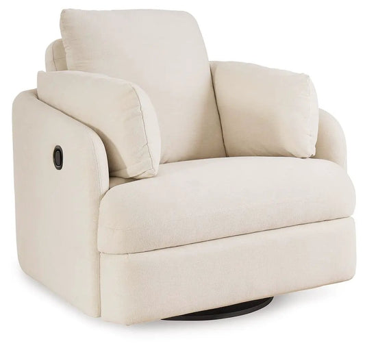 Modmax Swivel Glider Recliner chair beige fabric by Unique Piece Furniture on Tampa Home & Garden Store