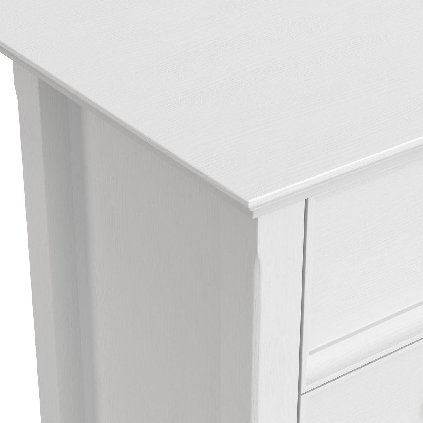 Amherst Handcrafted Medium Storage Cabinet white with paneled sides by HouseOfZazla on Tampa Home & Garden Store
