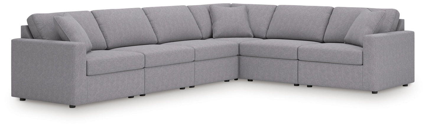Modmax Sectional in Granite Performance Fabric