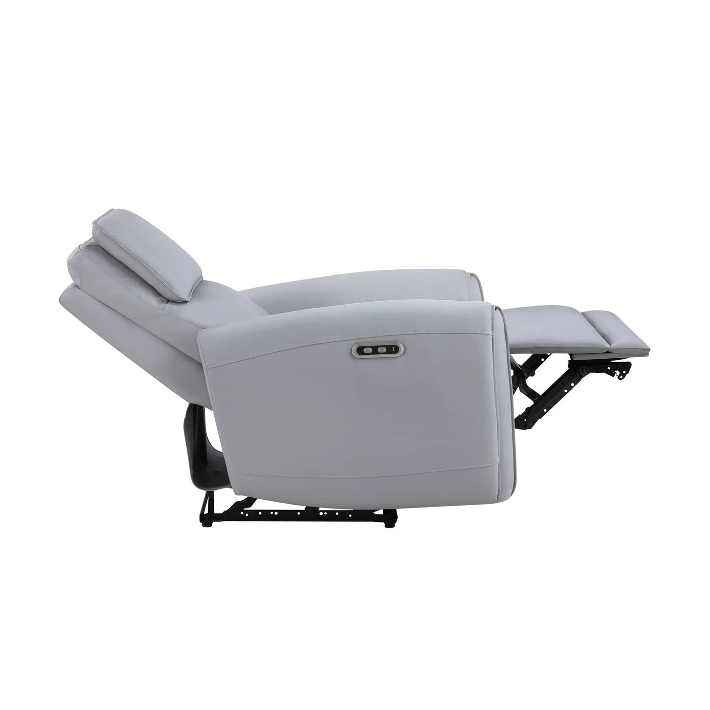 Jeromie gray power motion recliner with USB port, Unique Piece Furniture on Tampa Home & Garden Store