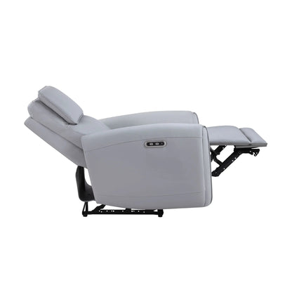 Jeromie gray power motion recliner with USB port, Unique Piece Furniture on Tampa Home & Garden Store