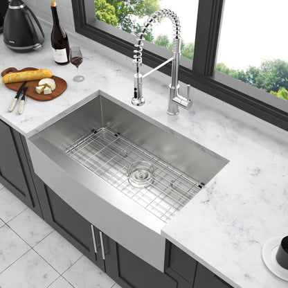 16 Gauge Stainless Steel Apron Front Kitchen Sink