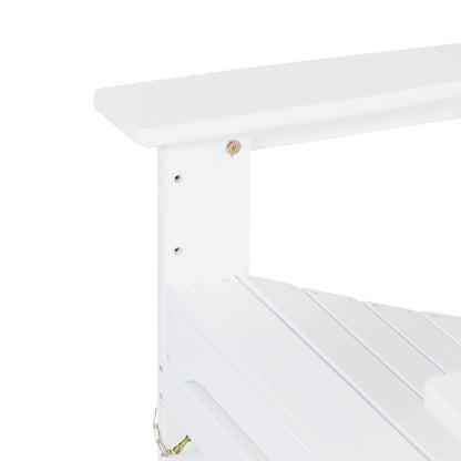 HouseOfZazla Aurascape outdoor folding chair white metal frame with exposed screws on Tampa Home & Garden Store