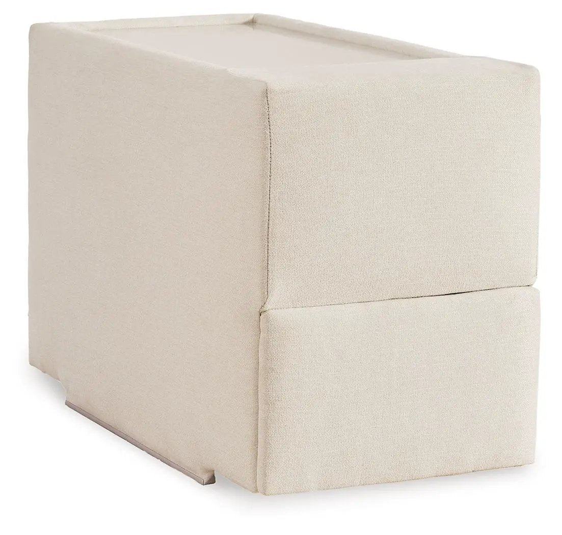Modmax Oyster beige stationary sectional in woven fabric by Unique Piece Furniture on Tampa Home & Garden Store