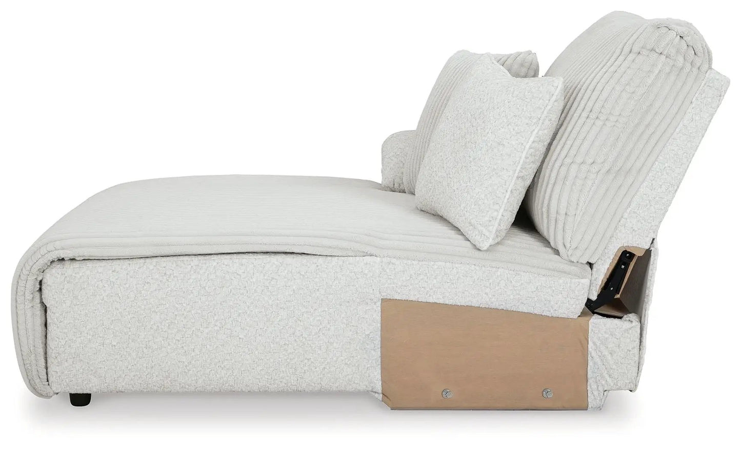 Top Tier Corduroy Reclining Sectional with Chaise