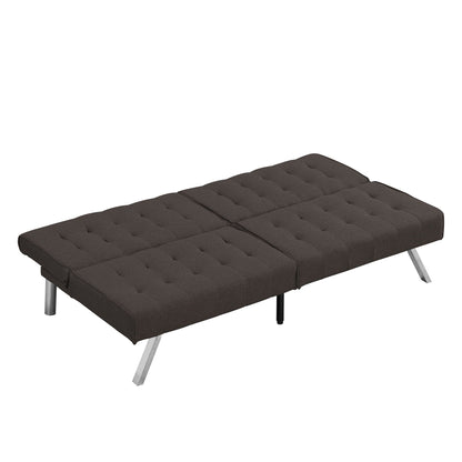 Modern Futon Sofa Bed and Convertible Guest Seat