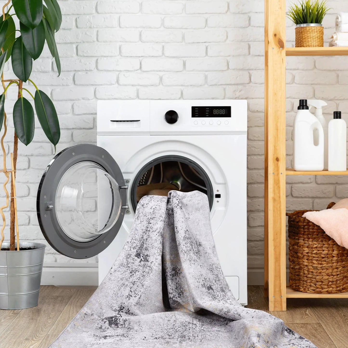 Maval Machine Washable Area Rug for Every Room