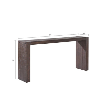 Modern Design Console Table In Tobago Smoke