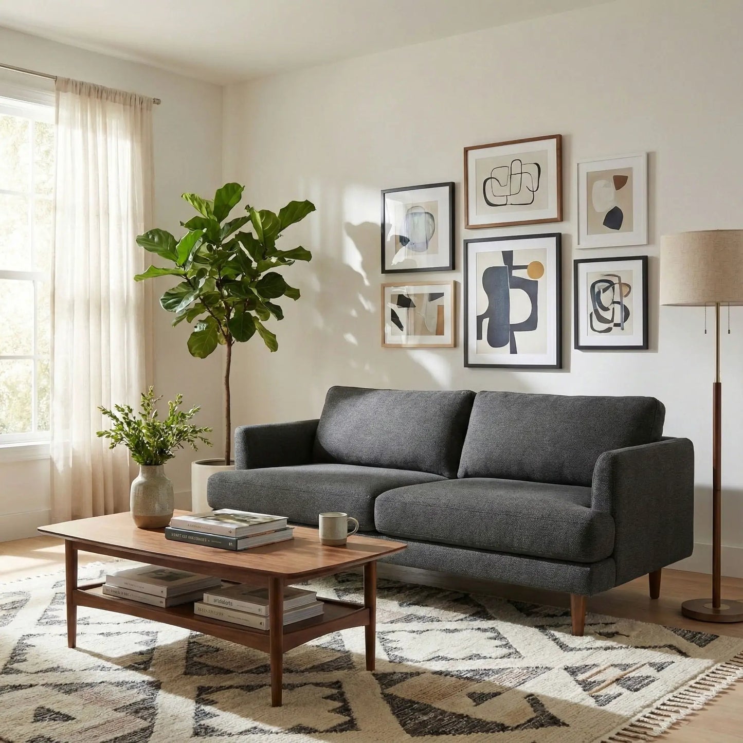 Livingston Upholstered Sofa with Premium Comfort
