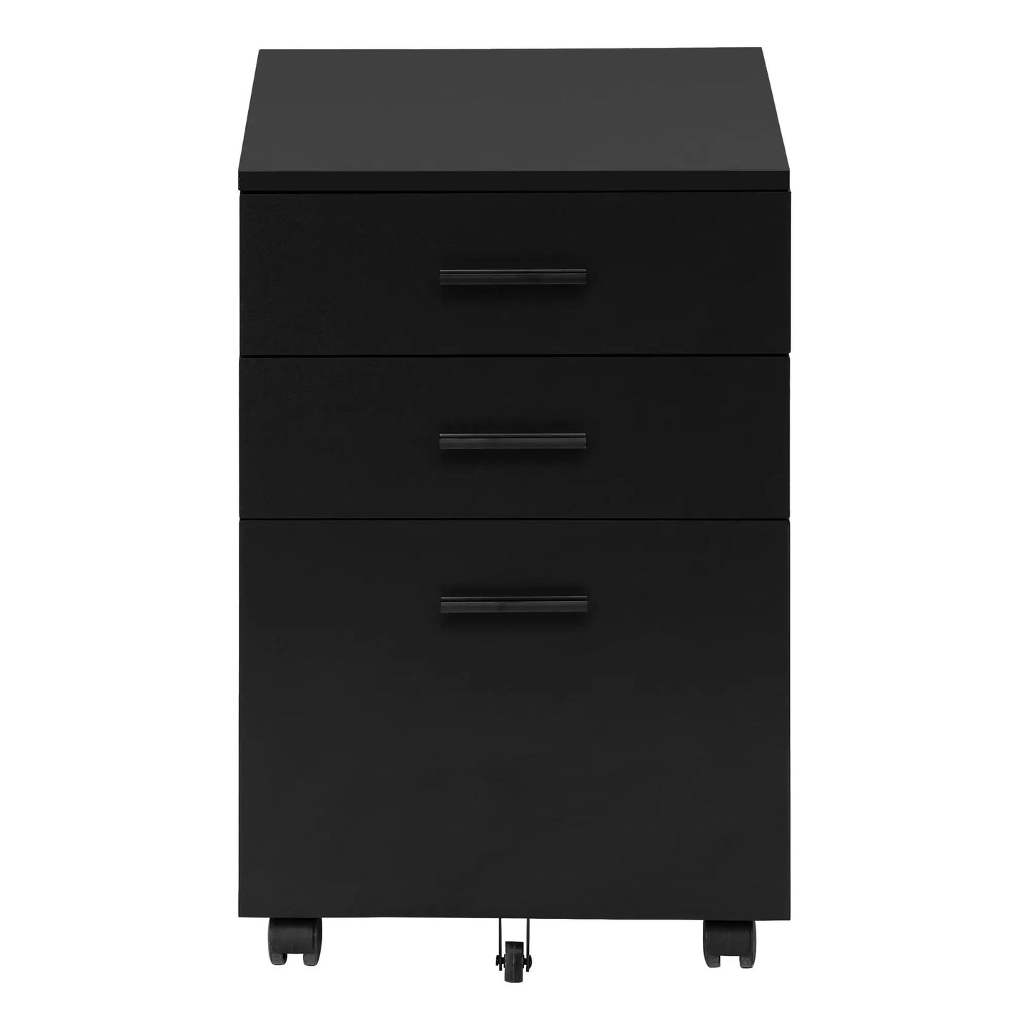 Black rolling file cabinet with drawers on casters by Unique Piece Furniture on Tampa Home & Garden Store