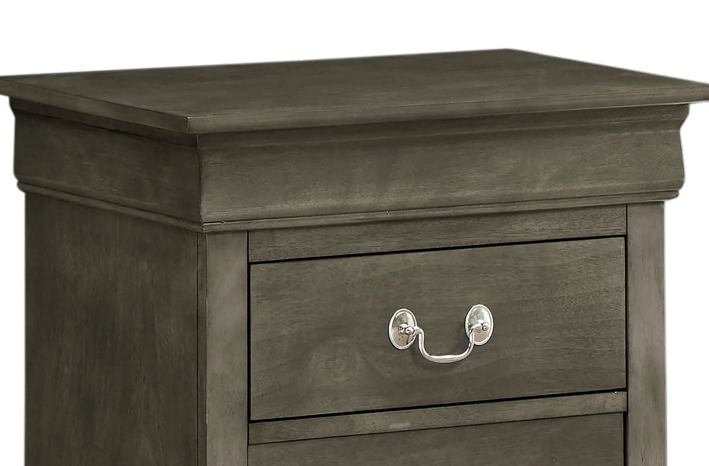 Traditional Nightstand Carved Bases and Curves