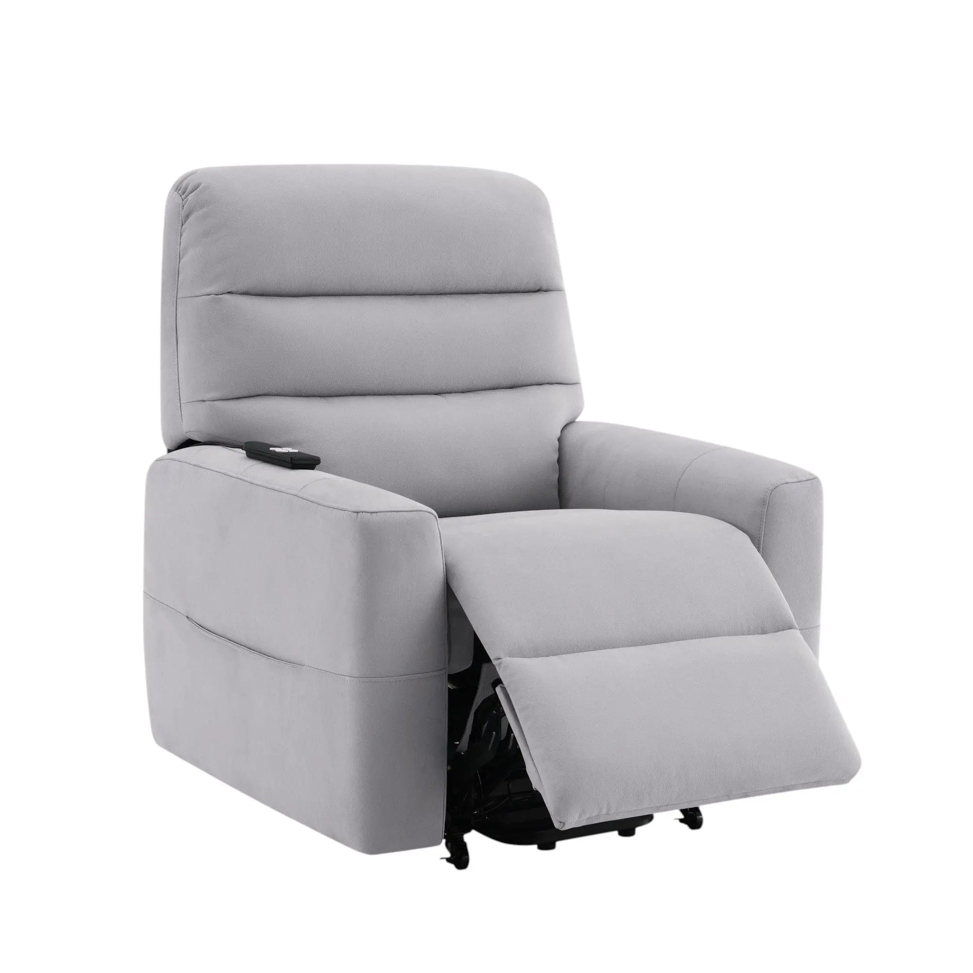 Freddie power motion lift recliner gray by Unique Piece Furniture with remote on Tampa Home & Garden Store