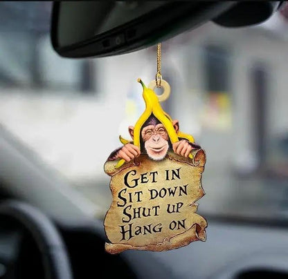Car Pendant Sleeping Dog Angel Decor Hanging