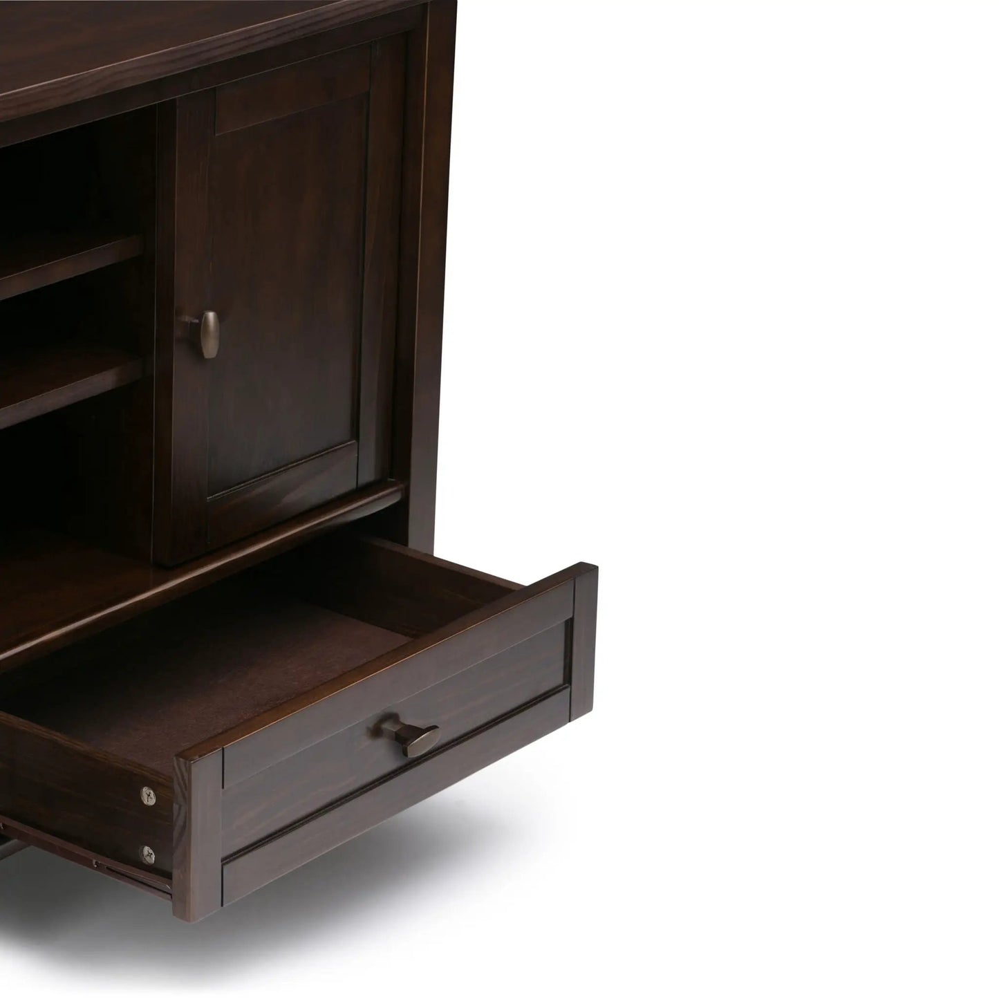 Warm Shaker TV Media Stand Handcrafted Wood