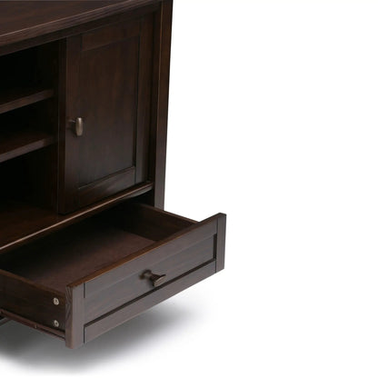 Warm Shaker TV Media Stand Handcrafted Wood