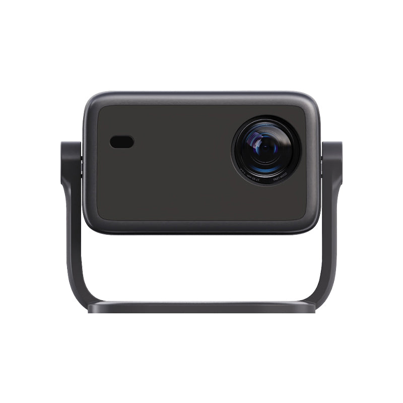 Whale OS LCD Projector L018AA dark gray with front lens on compact stand My Store on Tampa Home & Garden Store