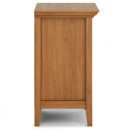 Amherst Bedside Table oak finish with curved edge by Unique Piece Furniture on Tampa Home & Garden Store