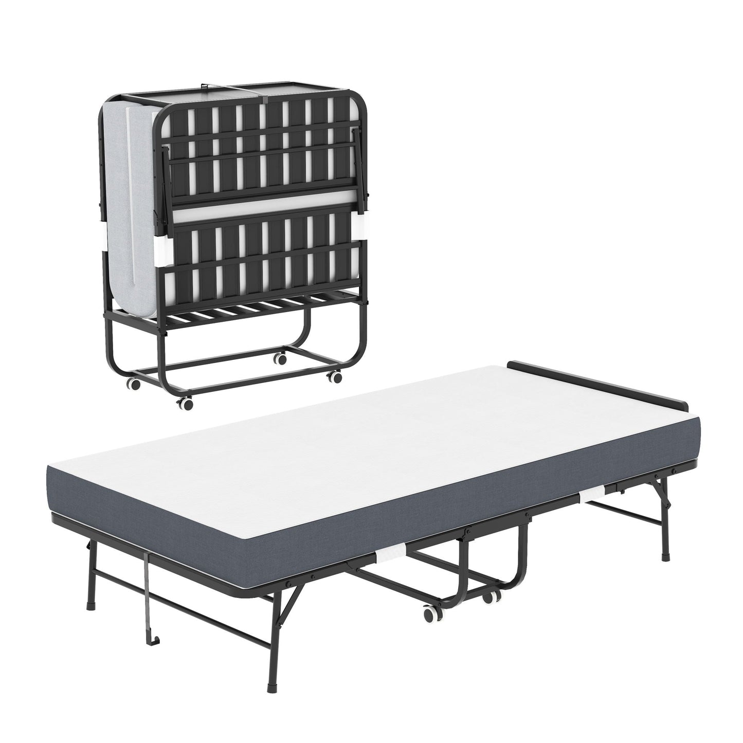 Adjustable Folding Bed and Memory Foam Mattress