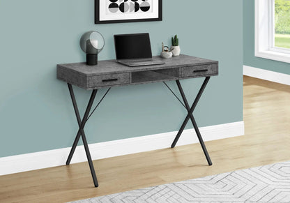 Contemporary Laptop Desk with Storage Drawers