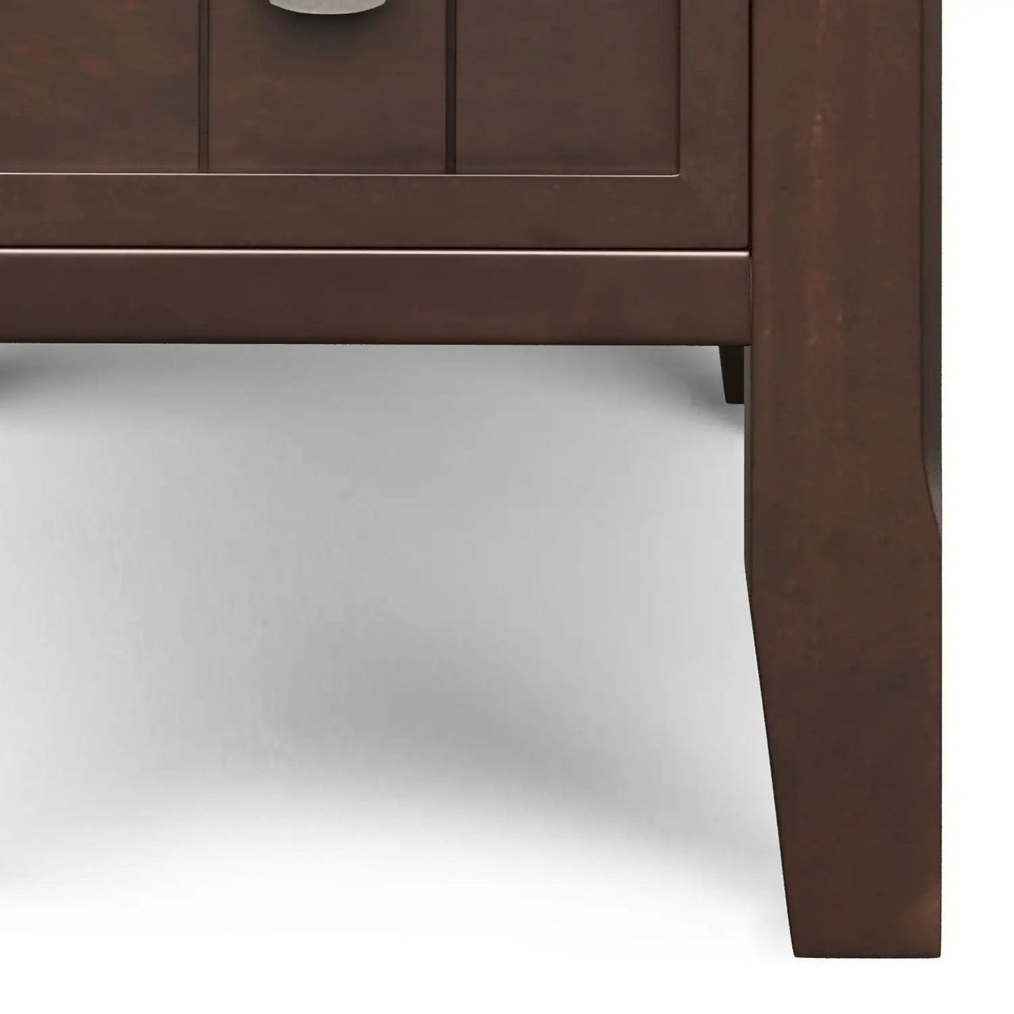 Acadian End Table with Drawer in brown wood finish by Unique Piece Furniture; drawer front on Tampa Home & Garden Store