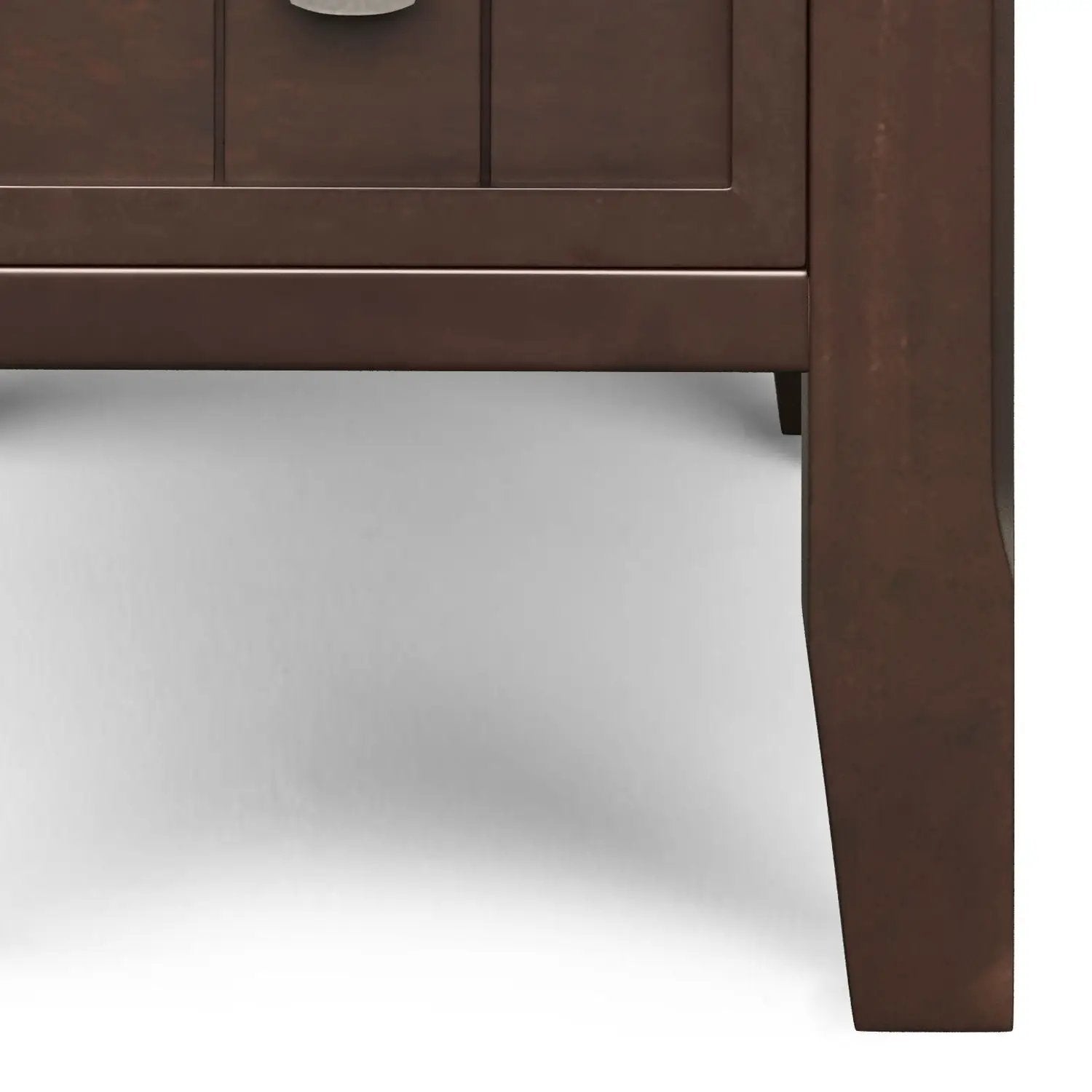 Acadian End Table with Drawer in brown wood finish by Unique Piece Furniture; drawer front on Tampa Home & Garden Store