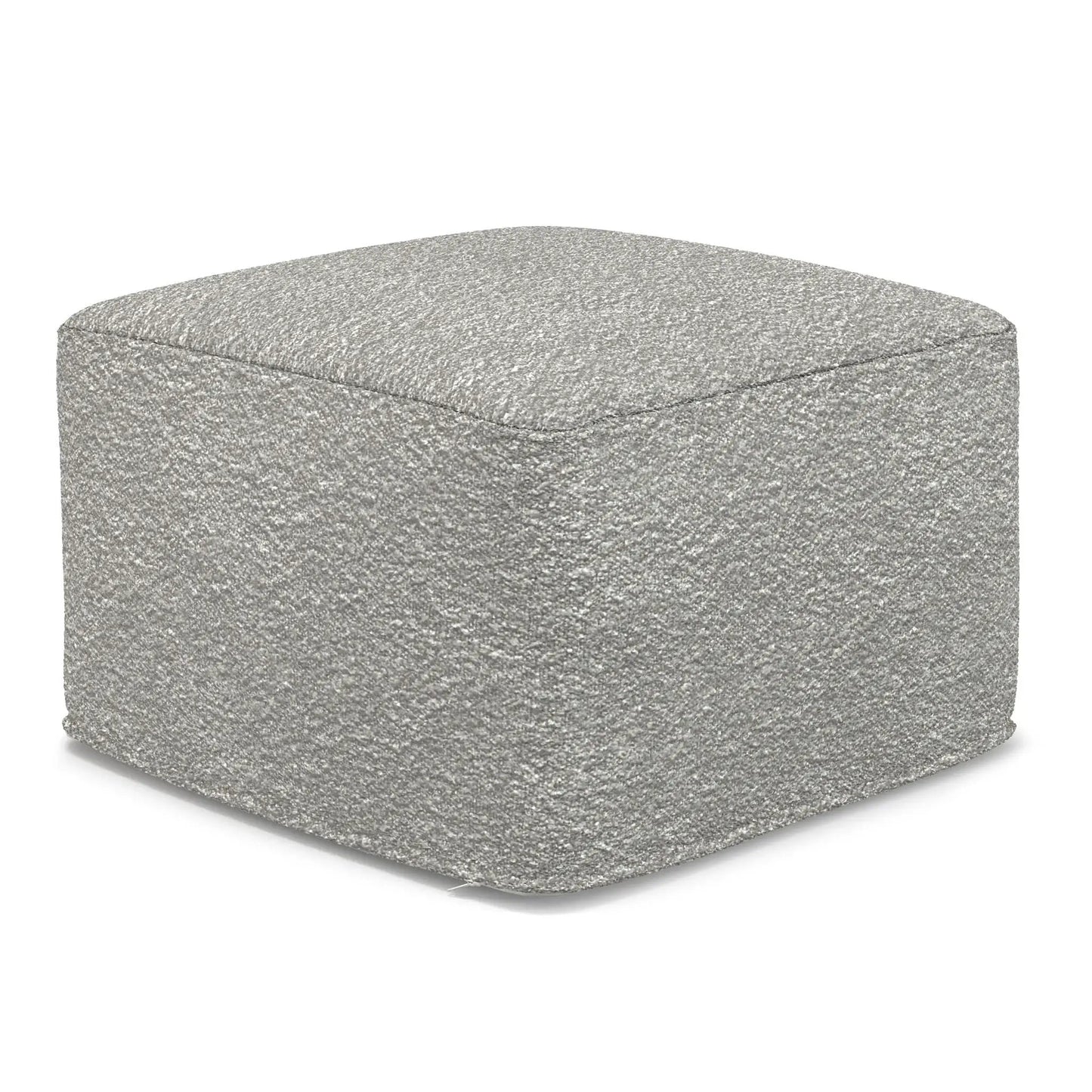 Chantal Square Pouf Soft Textured Comfort