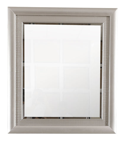 Wall mirror Kat with silver champagne frame and low distortion glass on Tampa Home & Garden Store
