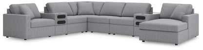 Modmax Sectional in Granite Performance Fabric