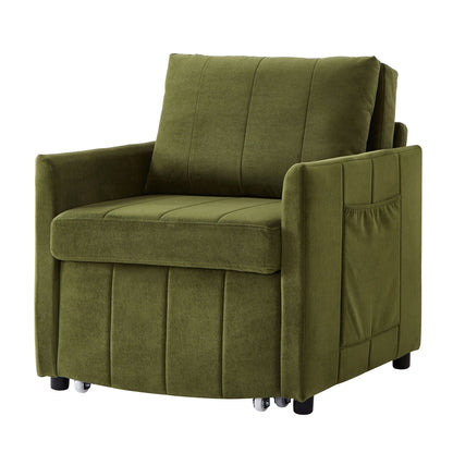 Convertible Sleeper Sofa and Storage Pockets