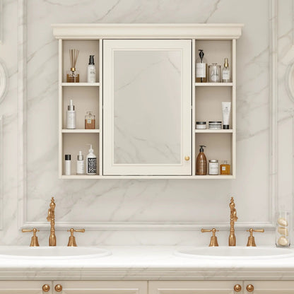 Wall Mounted Bathroom Storage Cabinet With Mirror