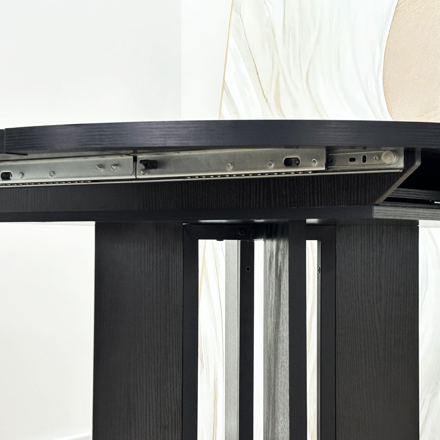 Farmhouse and Expandable Oval Dining Table