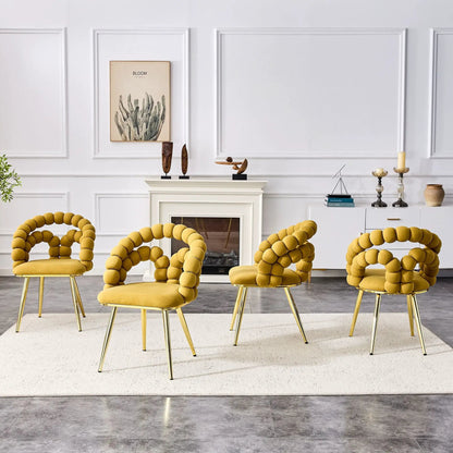 Puffy Bubble Ball Chain Chairs For Dining Room