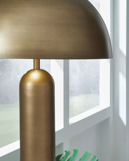 Wendfield Metal Lamp with Dome Shade Contemporary