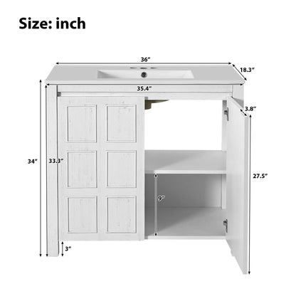 Bathroom Vanity Organizer with Sink and Cabinet