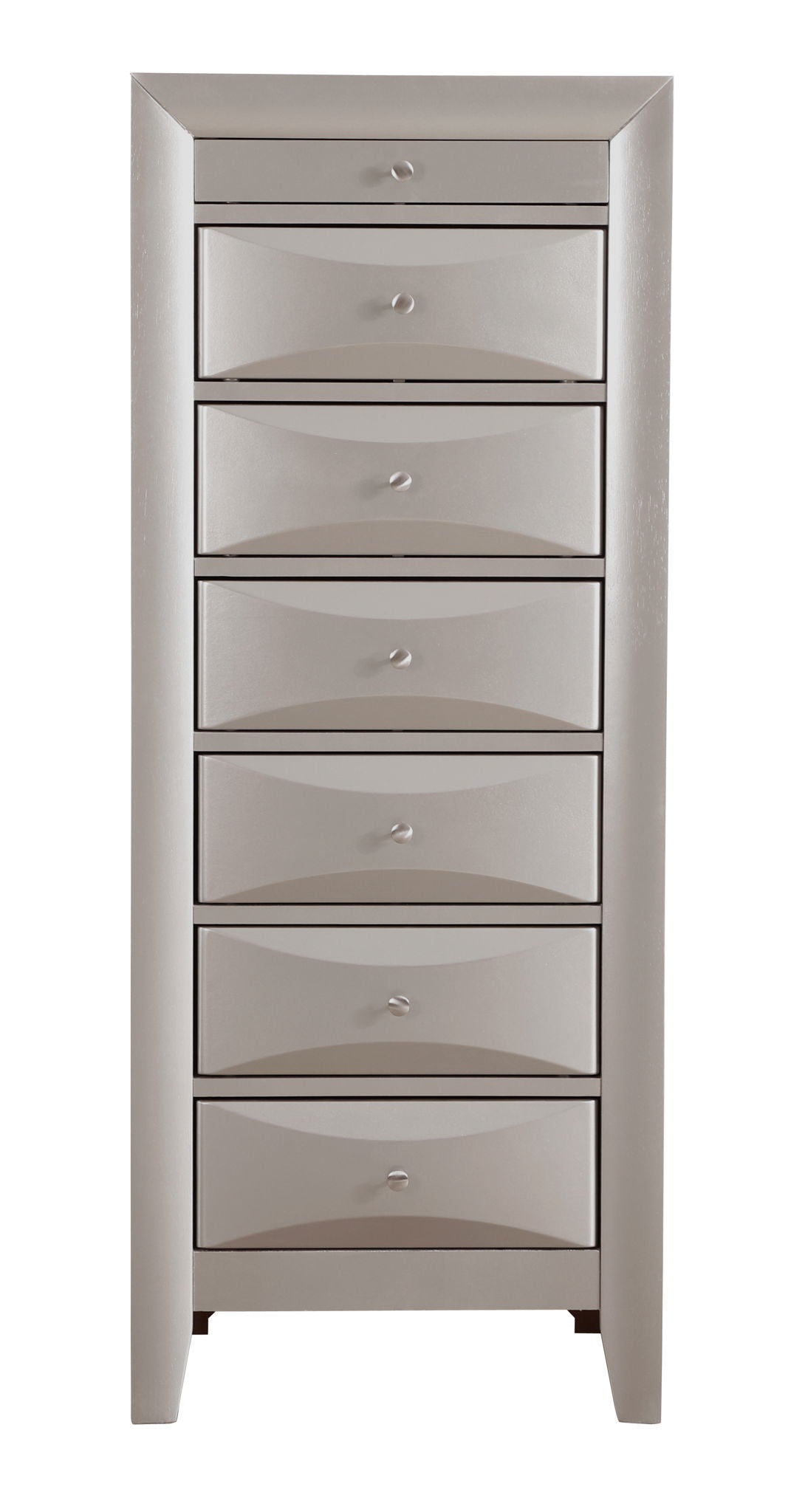 7-drawer lingerie chest in gray with curved fronts by HouseOfZazla on Tampa Home & Garden Store