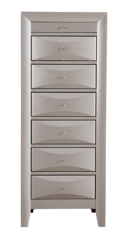 7-drawer lingerie chest in gray with curved fronts by HouseOfZazla on Tampa Home & Garden Store
