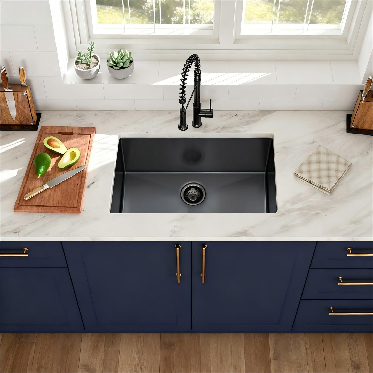 Undermount Single Bowl Kitchen Sink 16 Gauge