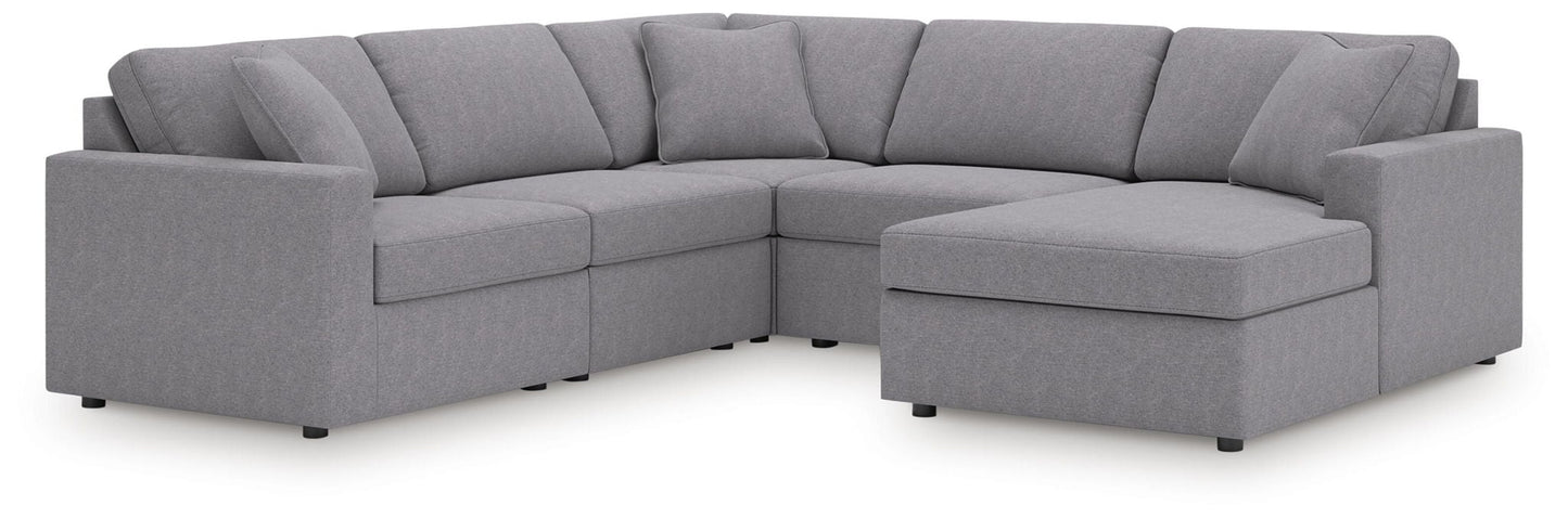 Modmax Sectional in Granite Performance Fabric
