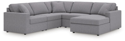 Modmax Sectional in Granite Performance Fabric