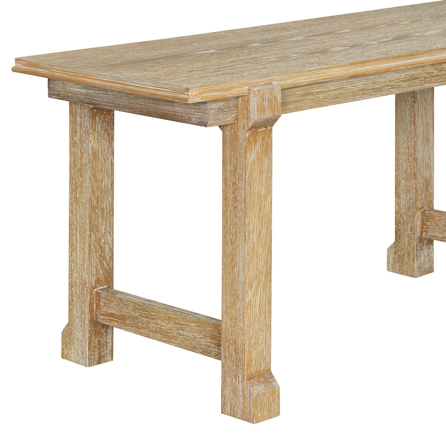 Rubber Wood Six Piece Kitchen and Dining Set
