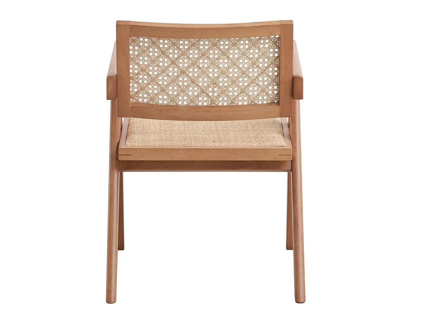 Velentina Rattan Arm Chair Set of Two Natural