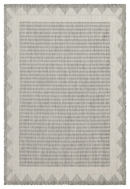Sunshine Silver Indoor and Outdoor Area Rug