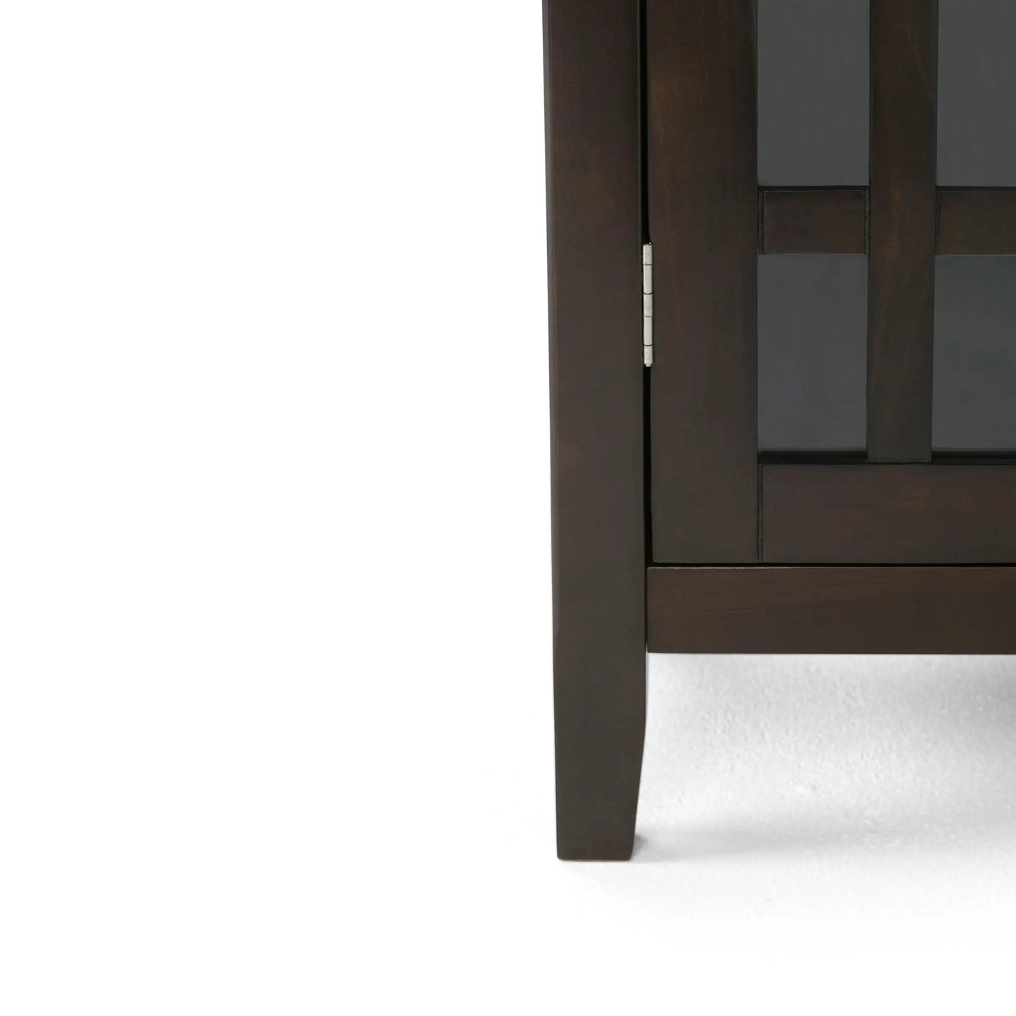 Bedford Storage Media Cabinet with Glass Doors