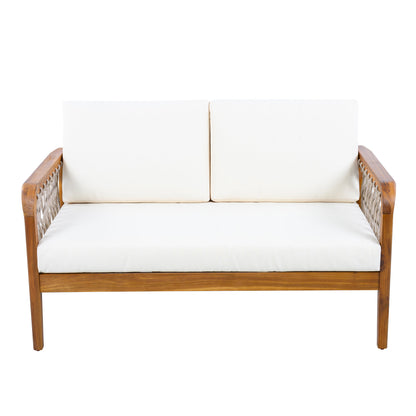 Acacia Wood Outdoor Patio Furniture and Cushions