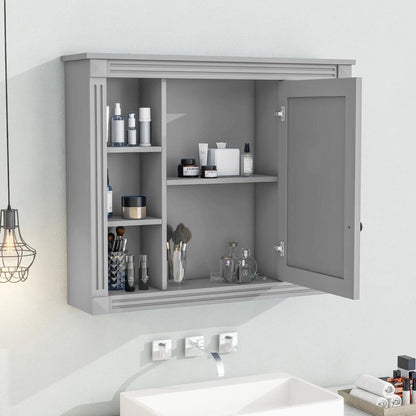 Wall Mounted Bathroom Storage Cabinet With Mirror